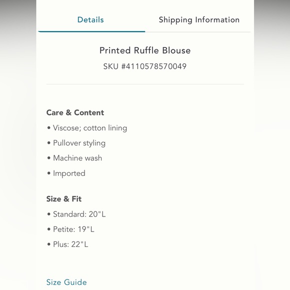 Anthropologie Ruffled Print Blouse, size XL. Perfect Fall colors! - Picture 3 of 11